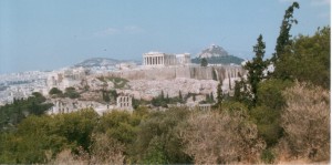 View of the Athenian Acropolis