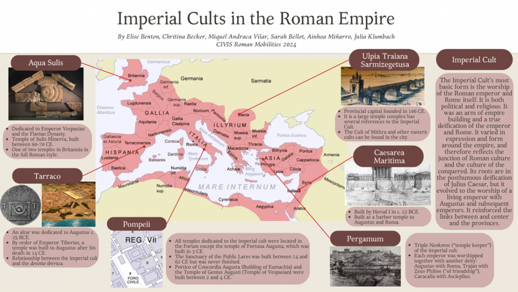 Student poster of Imperial Cults in the Roman Empire